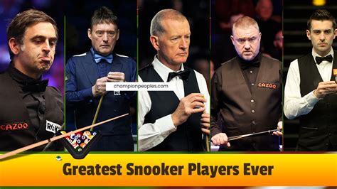 greatest snooker player ever|Who are the top 50 greatest snooker century makers of all time .